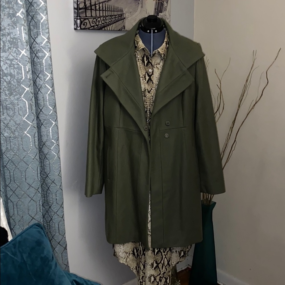 Green Wool Coat